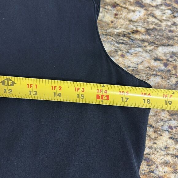 Theory Black Sleeveless Button Down Shirt - Picture 9 of 11